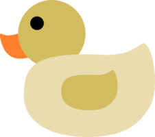 Cute duck cartoon icon png