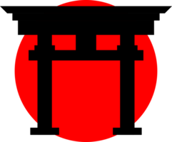 gate torii shrine japaness style icon png