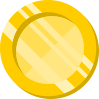 Golden yellow coin money business png