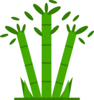 verde bambú árbol con disparar bambú naturaleza icono png