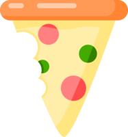 Pizza Scheibe schnell Essen Symbol Gekritzel png