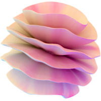 abstract roze parel y2k vorm png