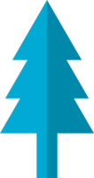 azul pino árbol icono png