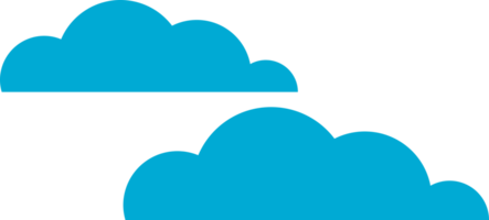 icône de doodle nuage png