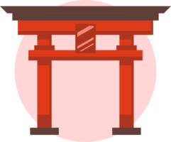 portão torii santuário japoneza estilo ícone png