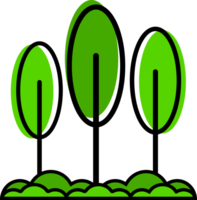 tree doodle icon png