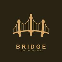 Bridge Logo Template vector icon