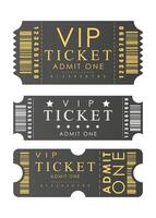 Ticket set. Pass card design. Isolated. Vector. vector