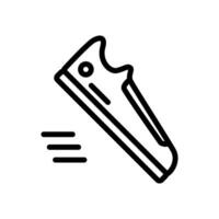 Zapatos icono línea estilo vector