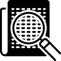 solid icon for micro vector