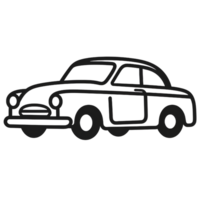 classic car cartoon ai generate png