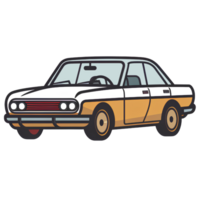 classic car cartoon ai generate png