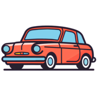 classic car cartoon ai generate png