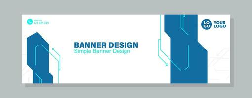 Modern banner in futuristic style.web banner templates, information protection, big data, Scientific, technology and technical concept. vector