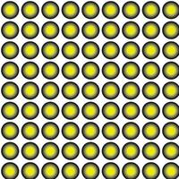abstract black yellow color gradient polka dot pattern vector