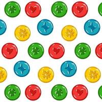 Seamless lollipop pattern, vector illustration, hand-drawn, with flat colored candies. Candies with different images and flavors of lemon, cherry, apple, blueberry on a white background