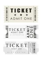 Ticket set. Ready design for your business. Isolated. illustration. vector