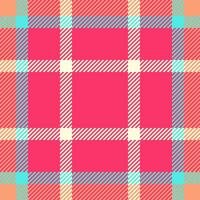 Pattern tartan plaid of vector fabric check with a textile texture seamless background.