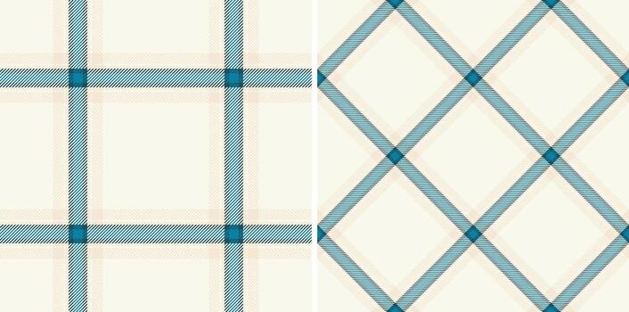 Vector textile plaid of fabric check background with a seamless texture pattern tartan.