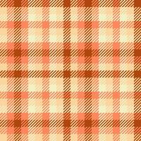 Textile check tartan of vector seamless texture with a fabric pattern plaid background.