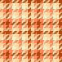 Textile check tartan of vector seamless texture with a fabric pattern plaid background.