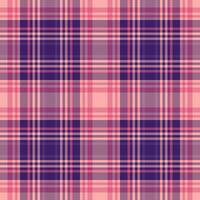 Tartan textile texture of check plaid vector with a seamless fabric pattern background.