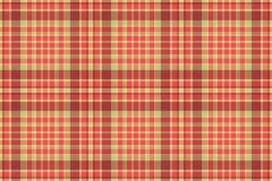 Background seamless texture of plaid vector check with a textile tartan pattern fabric.