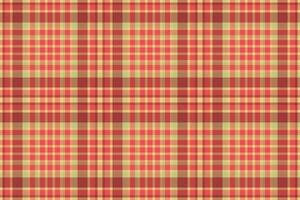 Background seamless texture of plaid vector check with a textile tartan pattern fabric.