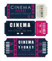 Ticket set. Ready design for your business. Isolated on white background. Vector. vector