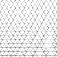 Black and white gradient triangles pattern isolated on white background vector