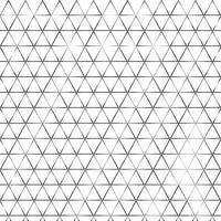 Black and white gradient triangles pattern isolated on white background vector