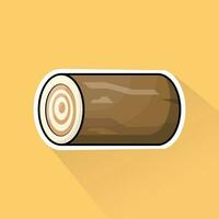 Illustration Vector of Log in Flat Design