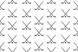 Hockey seamless pattern. Simple illustration of hockey vector seamless pattern for web design.