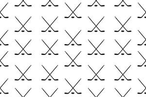 Hockey seamless pattern. Simple illustration of hockey vector seamless pattern for web design.