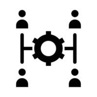 User Engagement Vector Glyph Icon For Personal And Commercial Use.