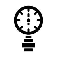 Manometer Vector Glyph Icon For Personal And Commercial Use.
