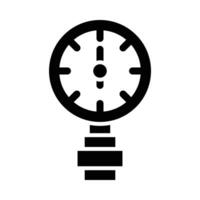 Manometer Vector Glyph Icon For Personal And Commercial Use.