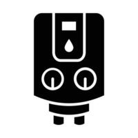 Water Boiler Vector Glyph Icon For Personal And Commercial Use.