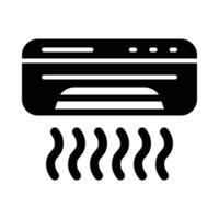 Air Conditioner Vector Glyph Icon For Personal And Commercial Use.