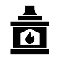 Furnace Vector Glyph Icon For Personal And Commercial Use.