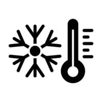 Cooling Vector Glyph Icon For Personal And Commercial Use.