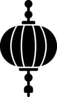 Paper lantern Vector Icon Design