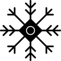 Ice crystal Vector Icon Design