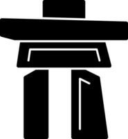 Inukshuk Vector Icon Design