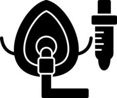 Oxygen Mask Vector Icon Design