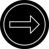 Turn Right Vector Icon Design