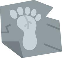 Footprint Vector Icon Design