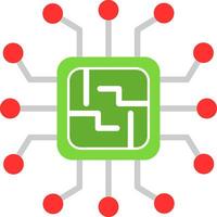 Microchip Vector Icon Design