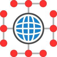 Global network Vector Icon Design