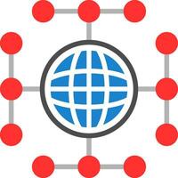 Global network Vector Icon Design